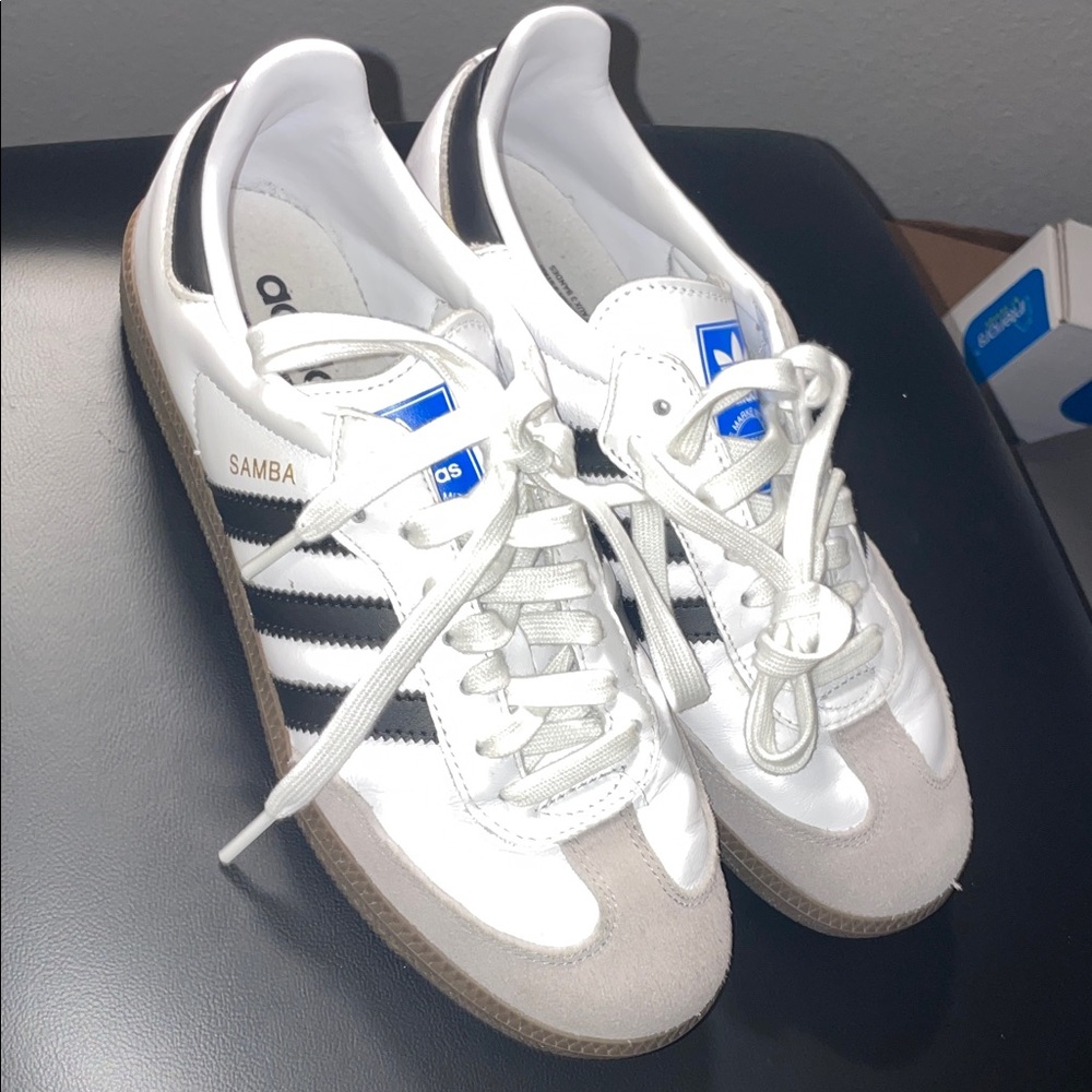 Adidas White and Black Sneakers